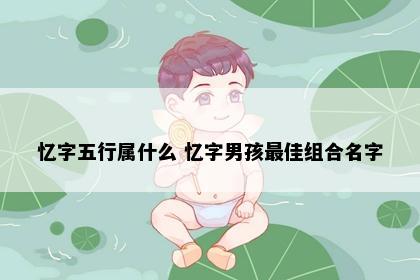 忆字五行属什么 忆字男孩最佳组合名字
