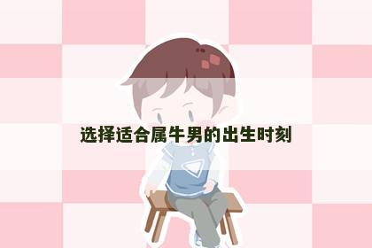 选择适合属牛男的出生时刻