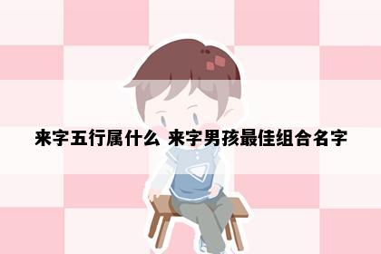 来字五行属什么 来字男孩最佳组合名字