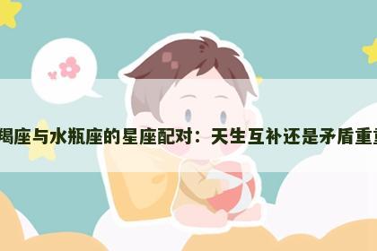 摩羯座与水瓶座的星座配对：天生互补还是矛盾重重？